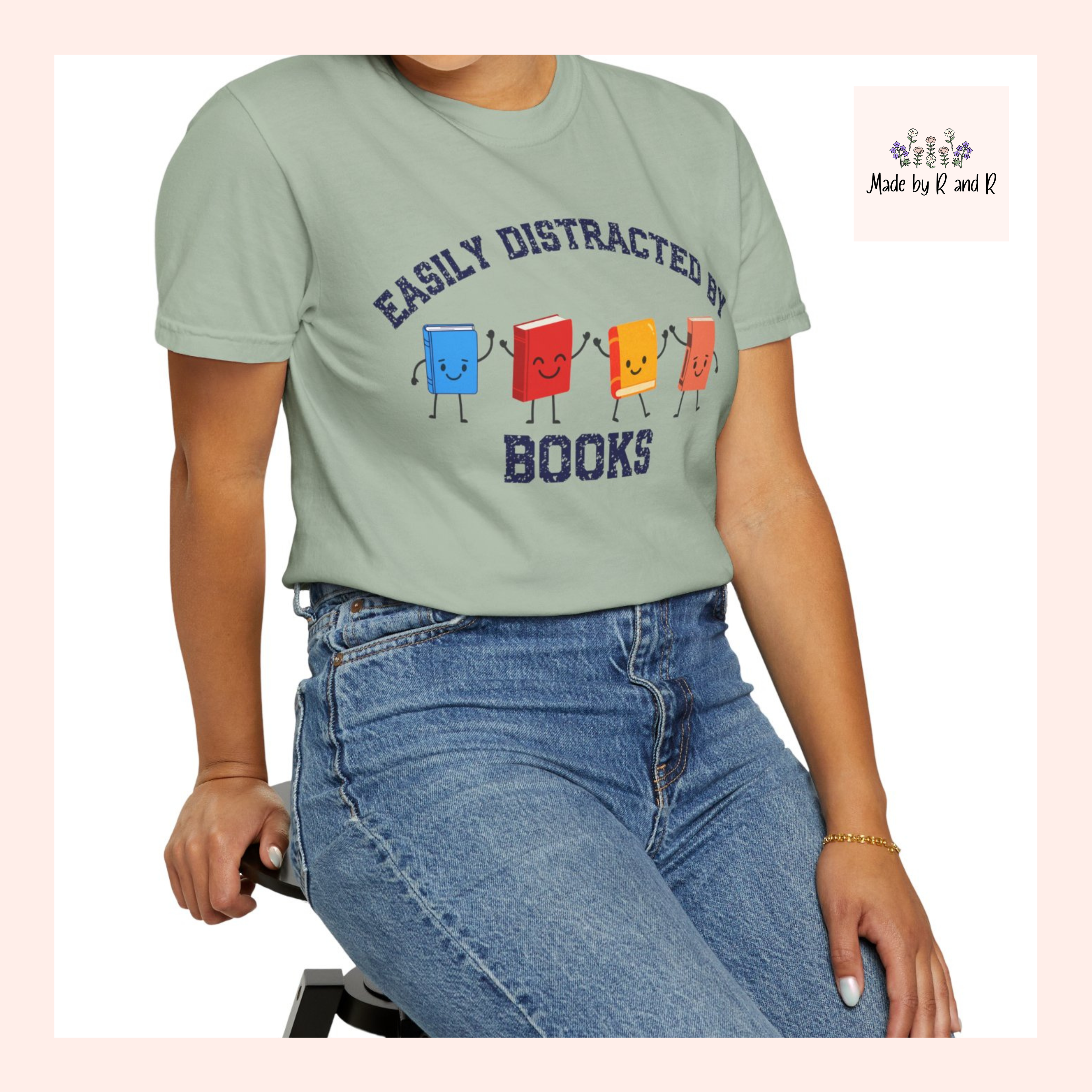 Easily Distracted By Books T-Shirt