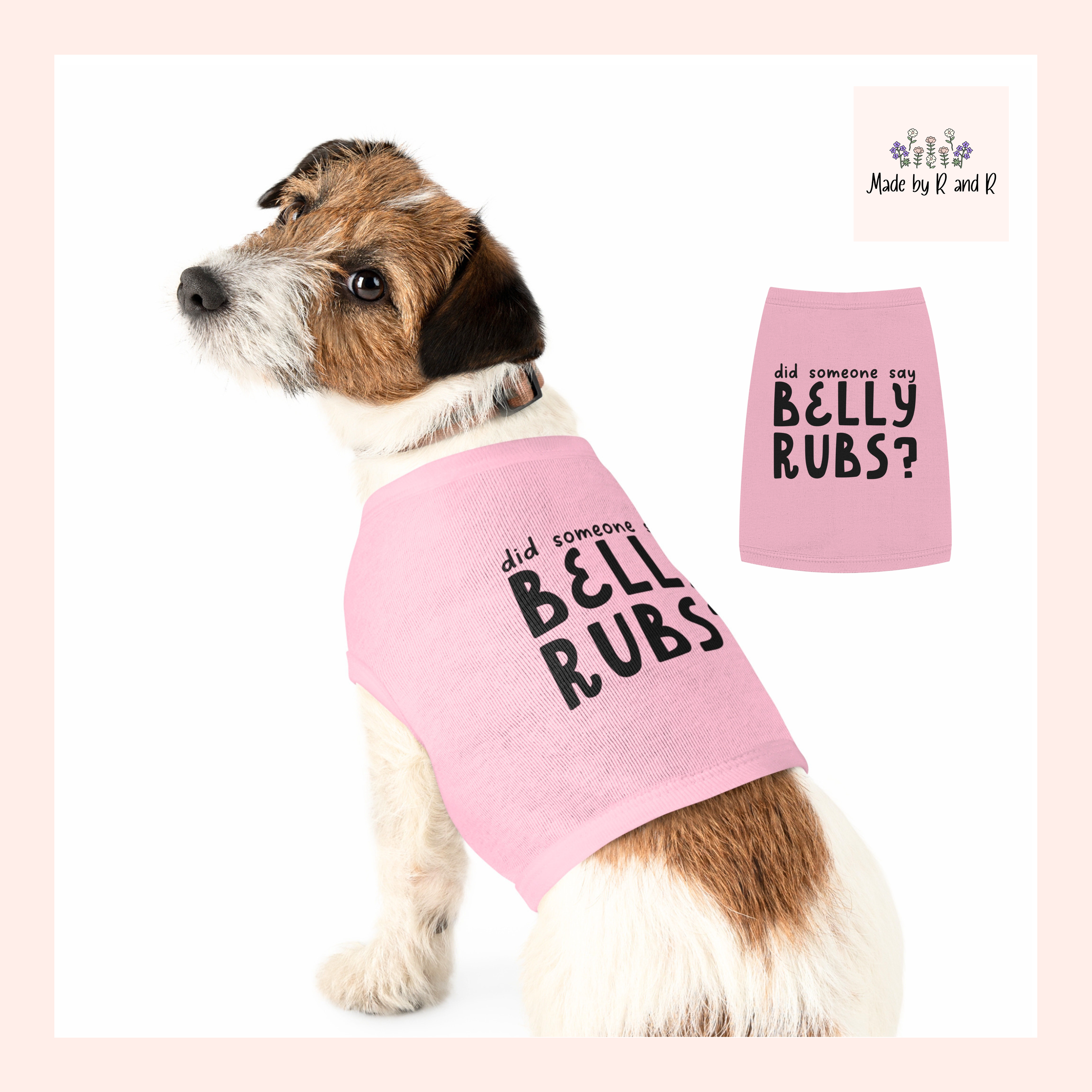 Did Someone Say Belly Rubs? Pet Tank Top
