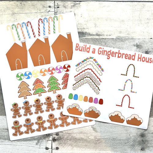 Build A Gingerbread House Sticker