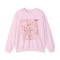 Cozy Season Crewneck Sweatshirt, Autumn Pumpkin & Leaves Fall Design
