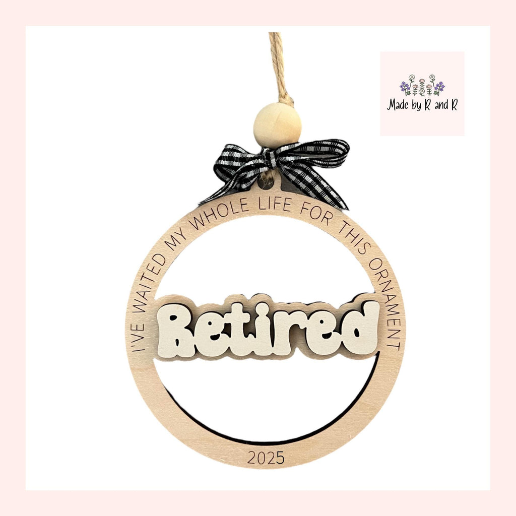 Retired 2026 Wood Ornament