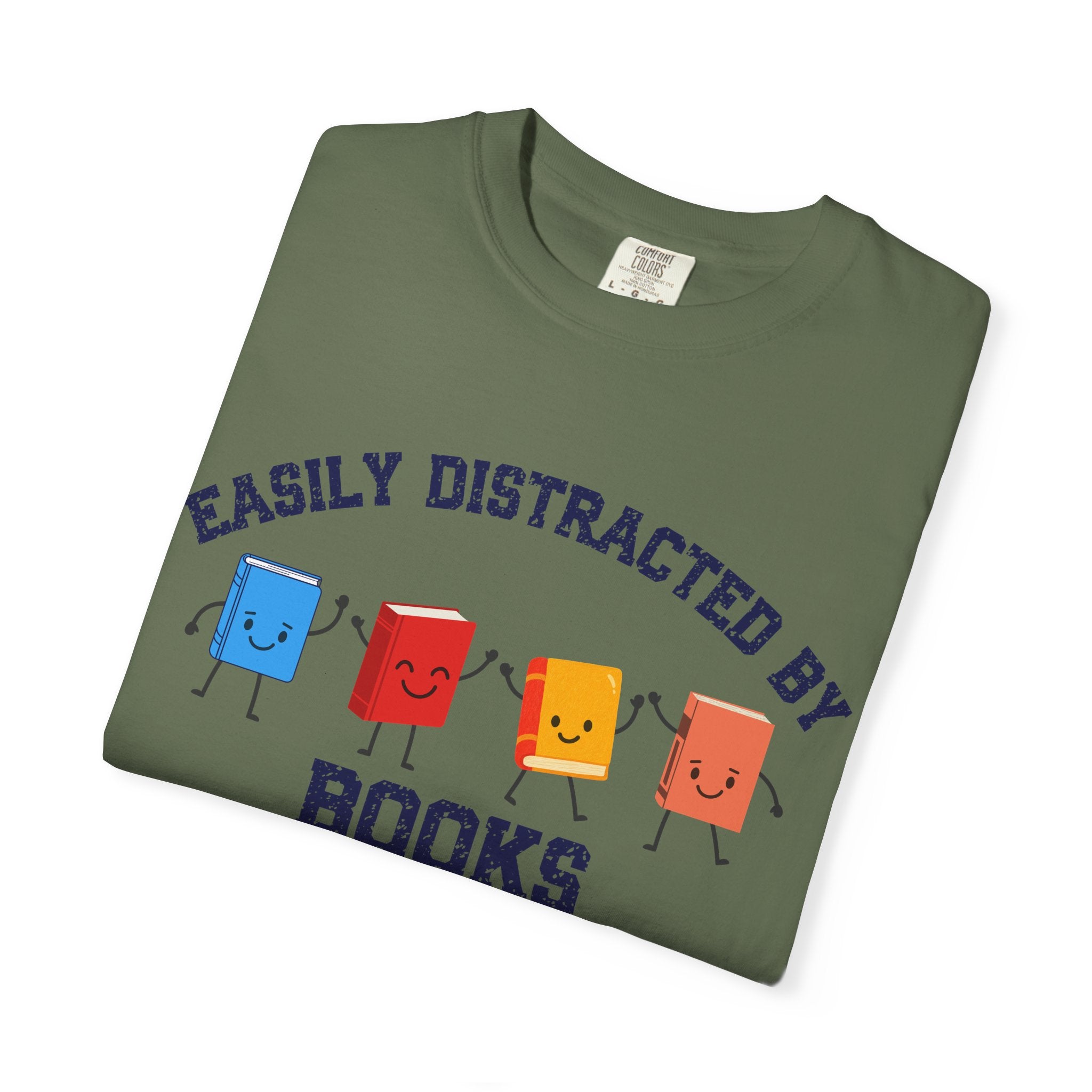 Easily Distracted By Books T-Shirt