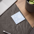 Blue Paw Print Post-It Note Pads, Dog Themed Sticky Notes, Puppy Memo Pads, Perfect for Dog Lovers