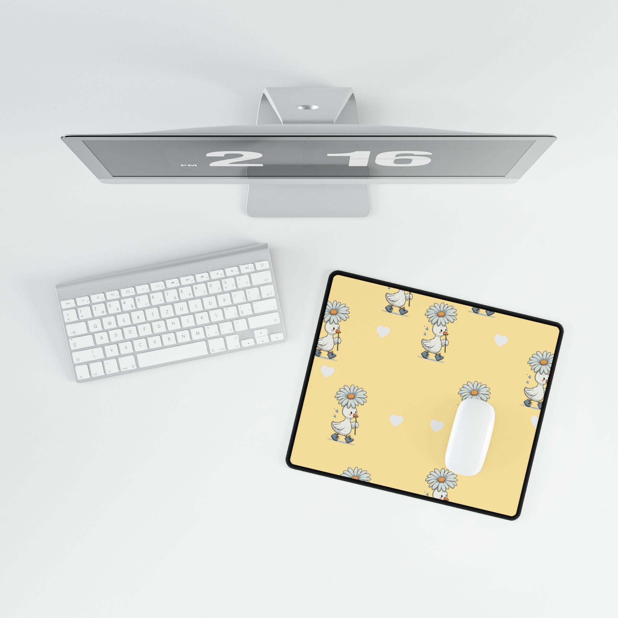 Yellow Goose Desk Mats and Mouse pads, Office Decor, Birthday Gifts, Home Workspace