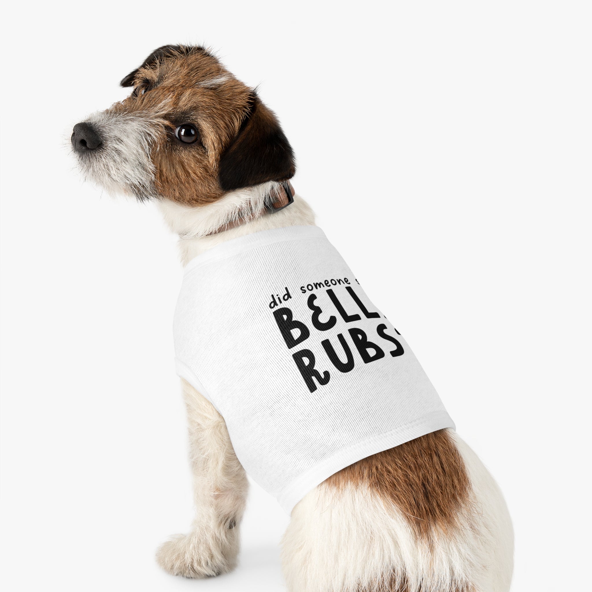 Did Someone Say Belly Rubs? Pet Tank Top