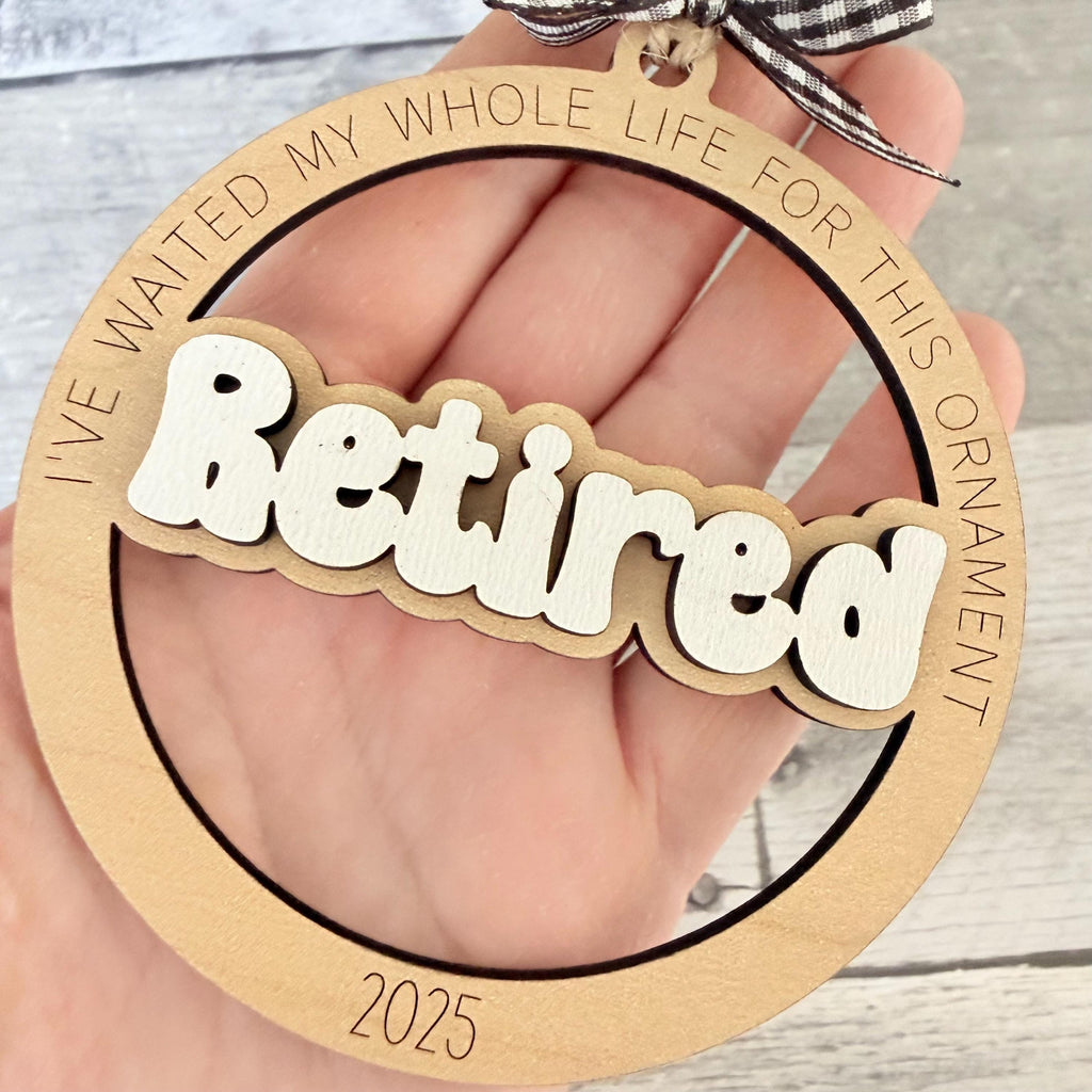 Retired 2026 Wood Ornament