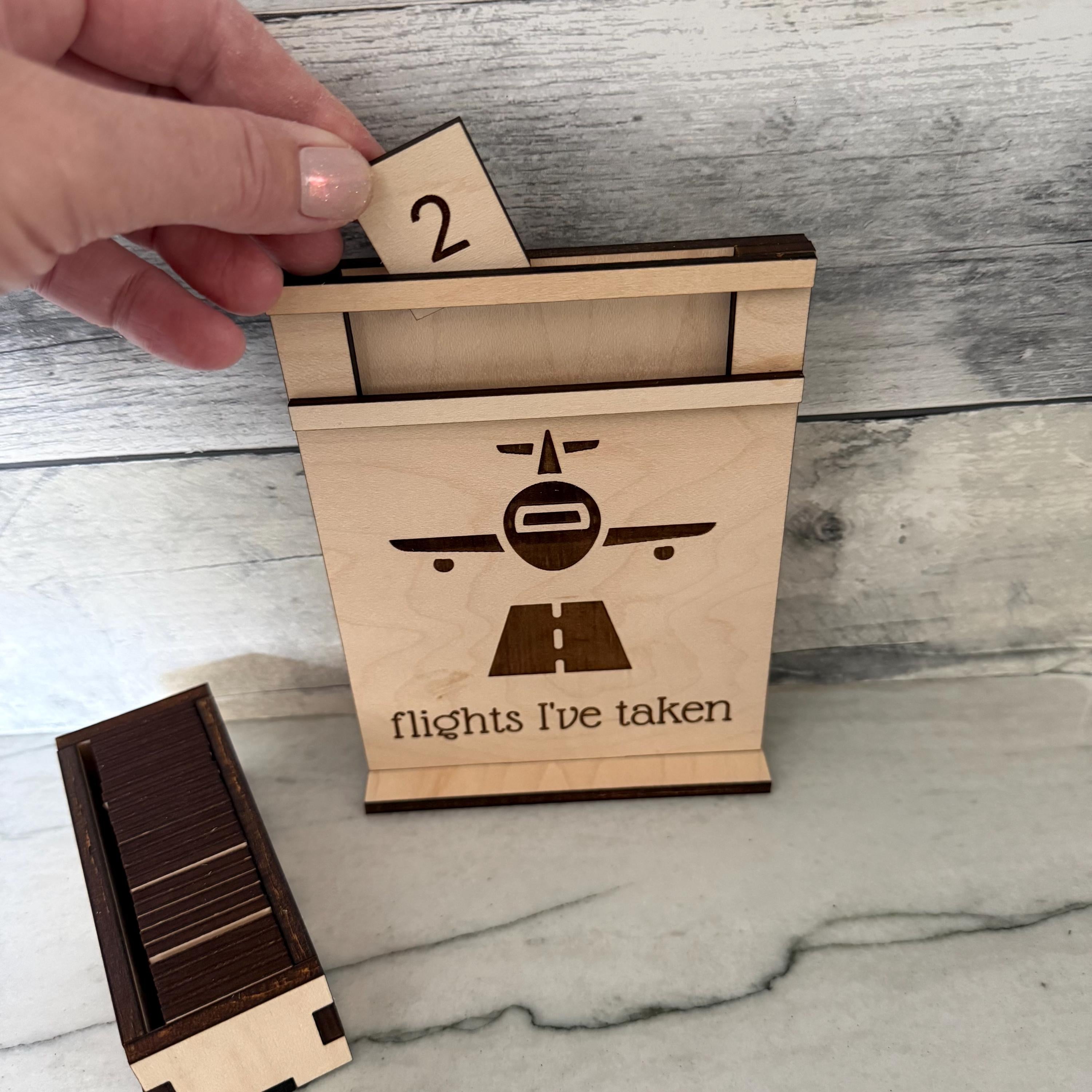 Flights I've Taken Tracker From Made By R And R