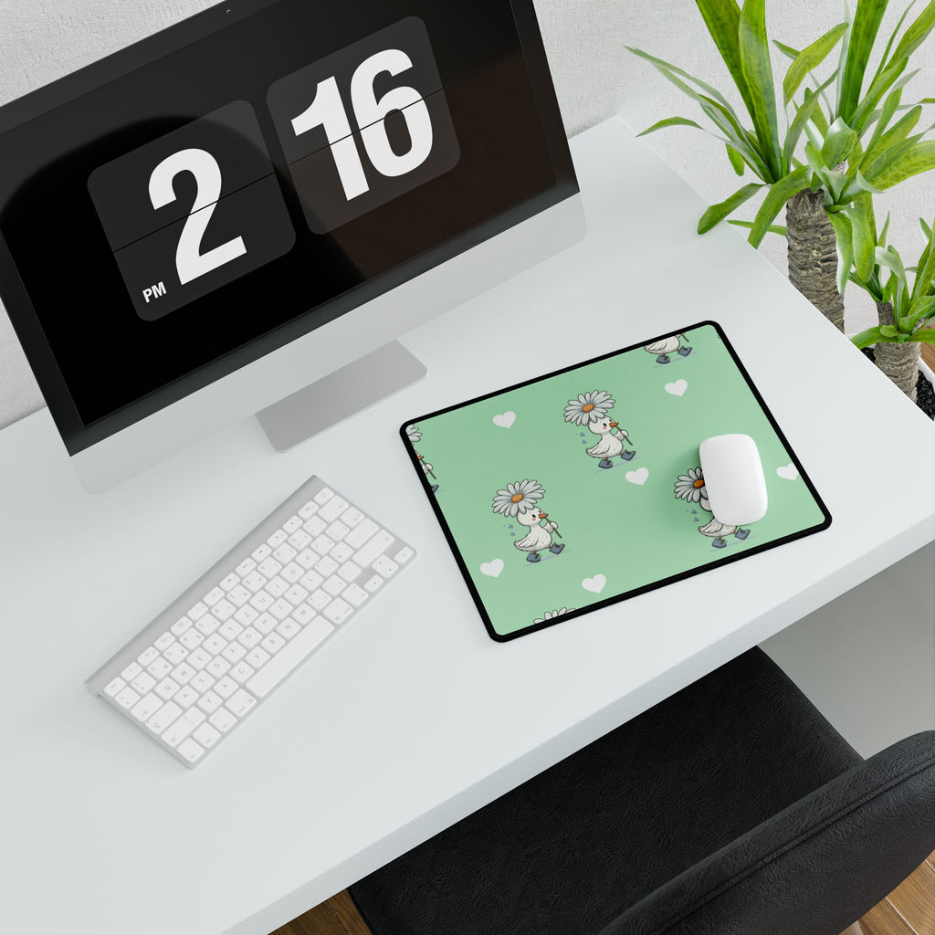 Green Goose Desk Mats and Mouse pads, Office Decor, Birthday Gifts, Home Workspace
