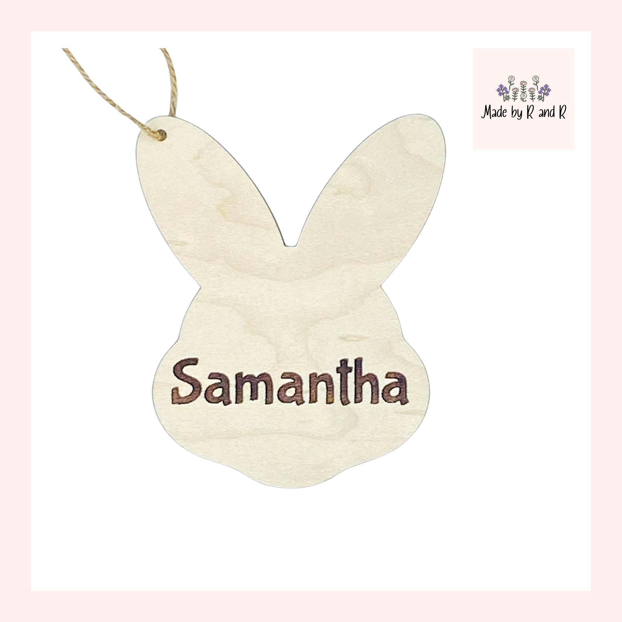 Custom Wood Easter Tags