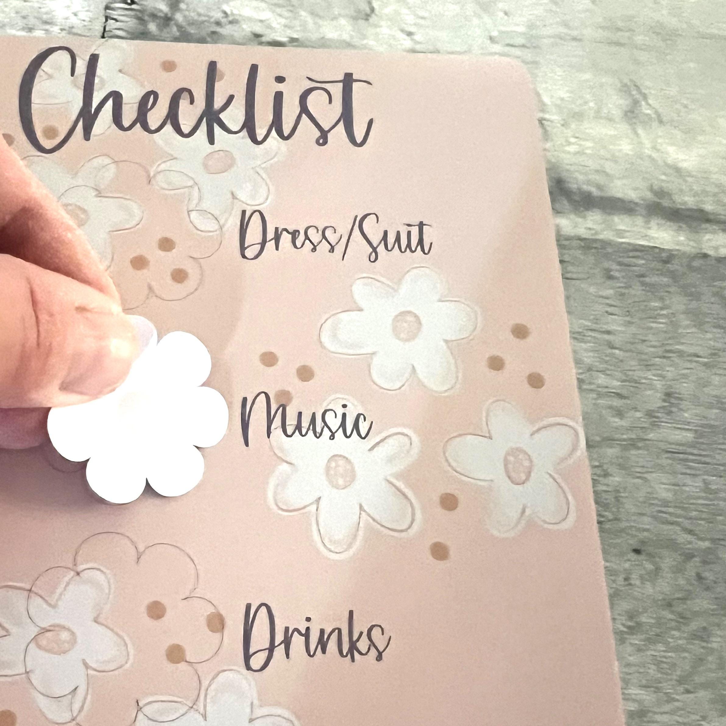 Wedding Checklist Sticker