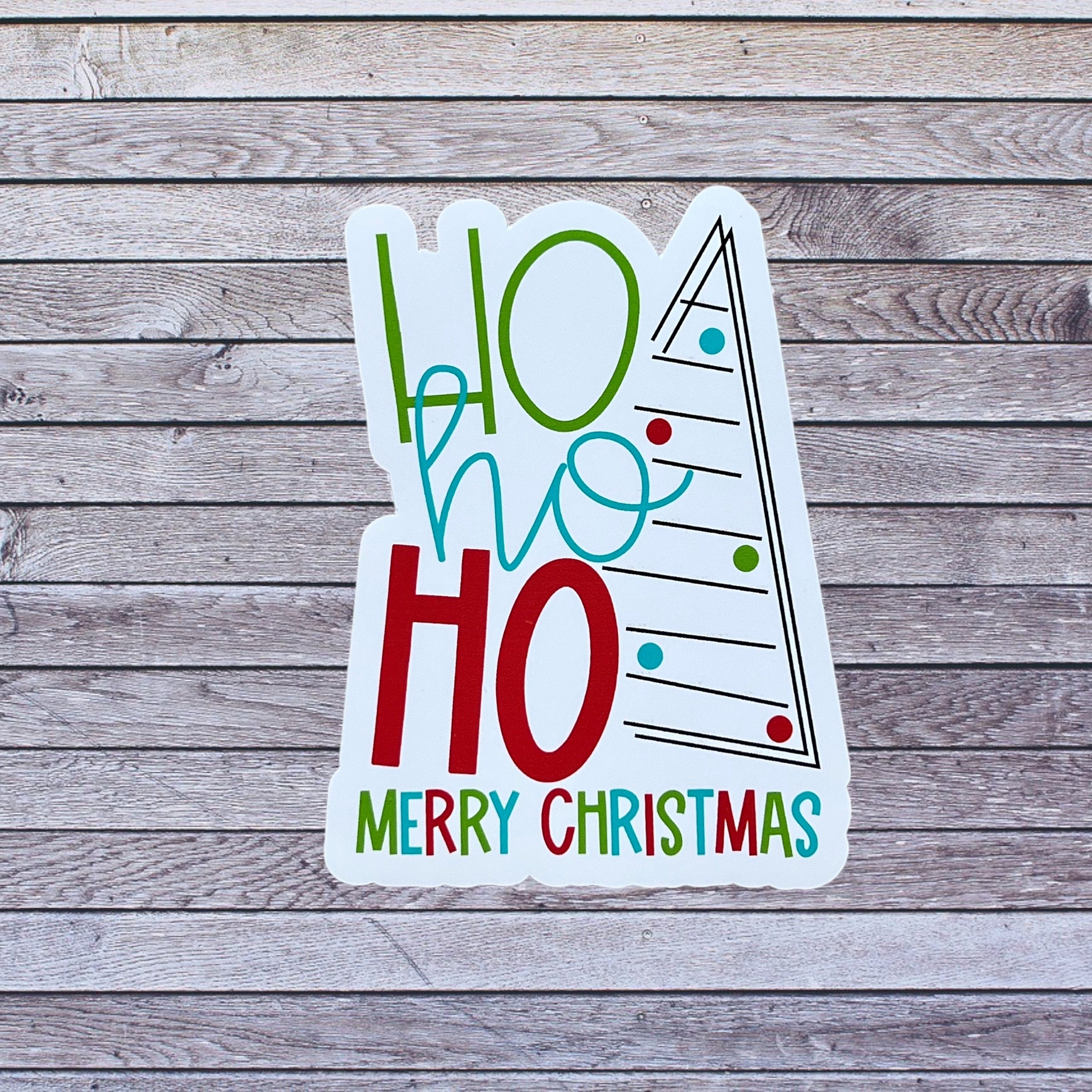 Ho Ho Ho Merry Christmas Sticker