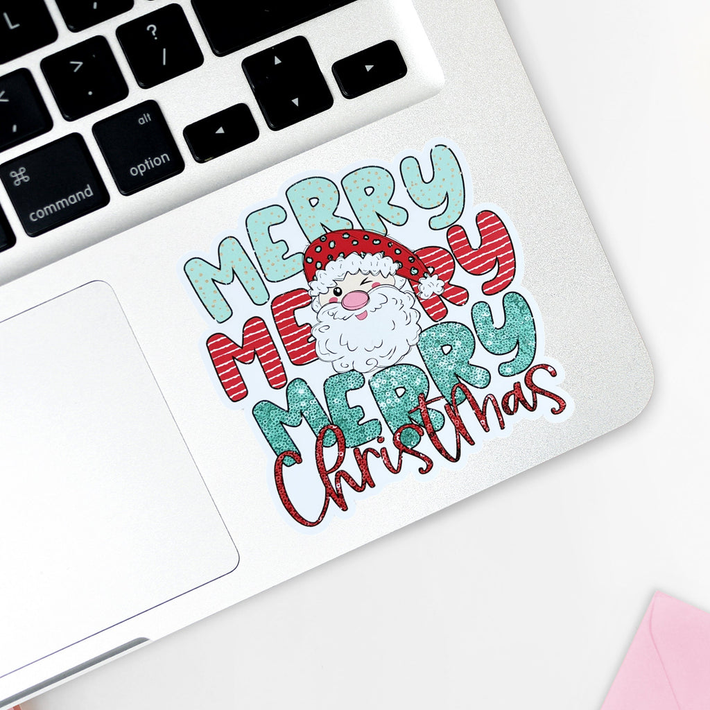 Merry Merry Merry Christmas Sticker