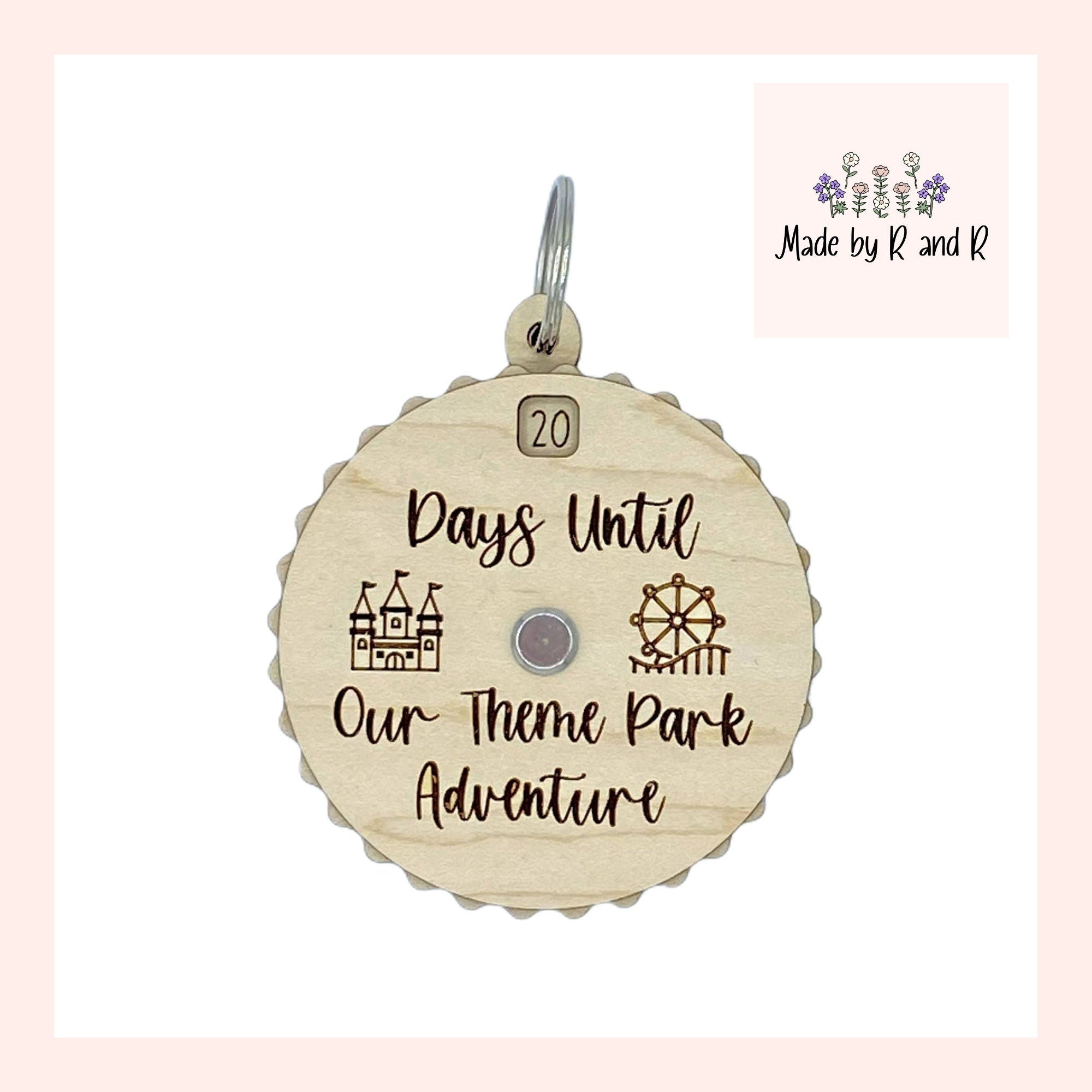 Days Until Our Theme Park Adventure 30 Day Countdown Spinner