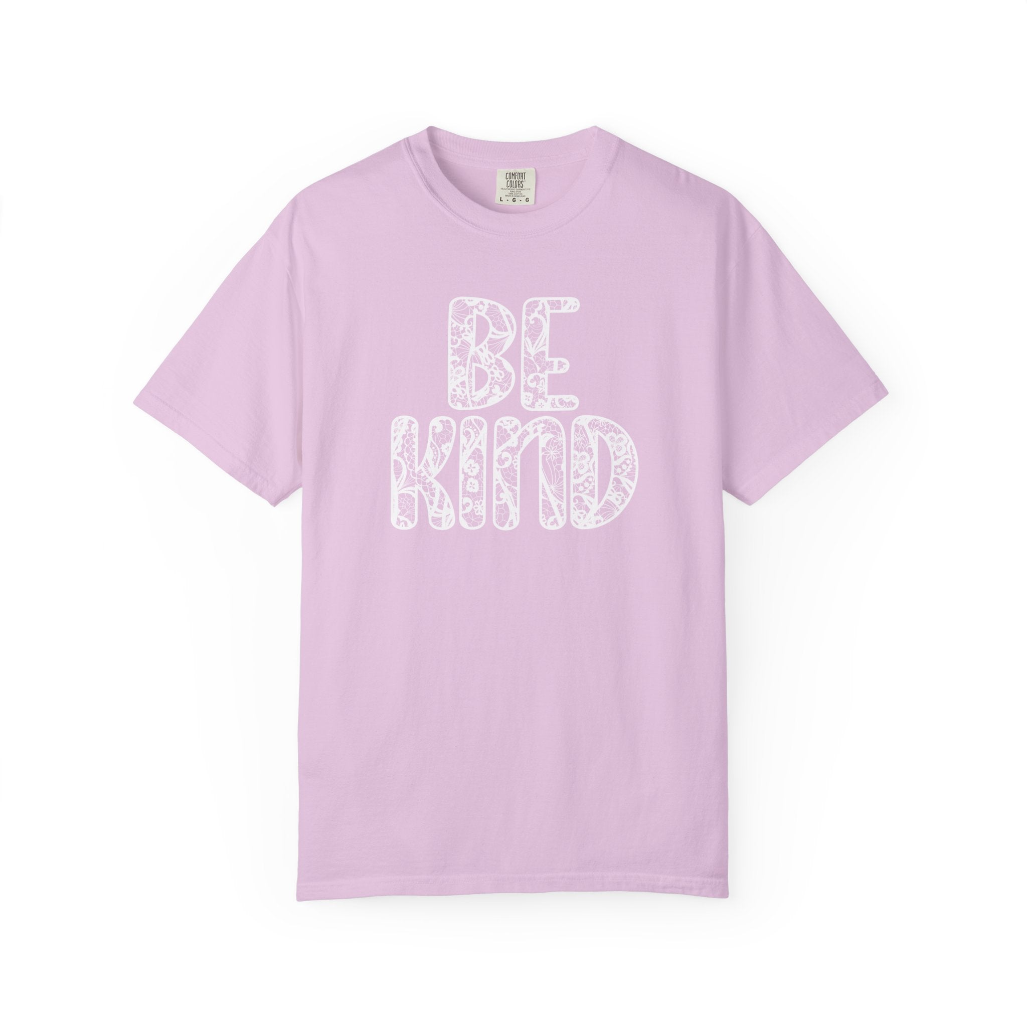 Lace Be Kind Shirt - Cute Be Kind Shirt, Compassion shirt, Casual Wear, Comfort Color shirt