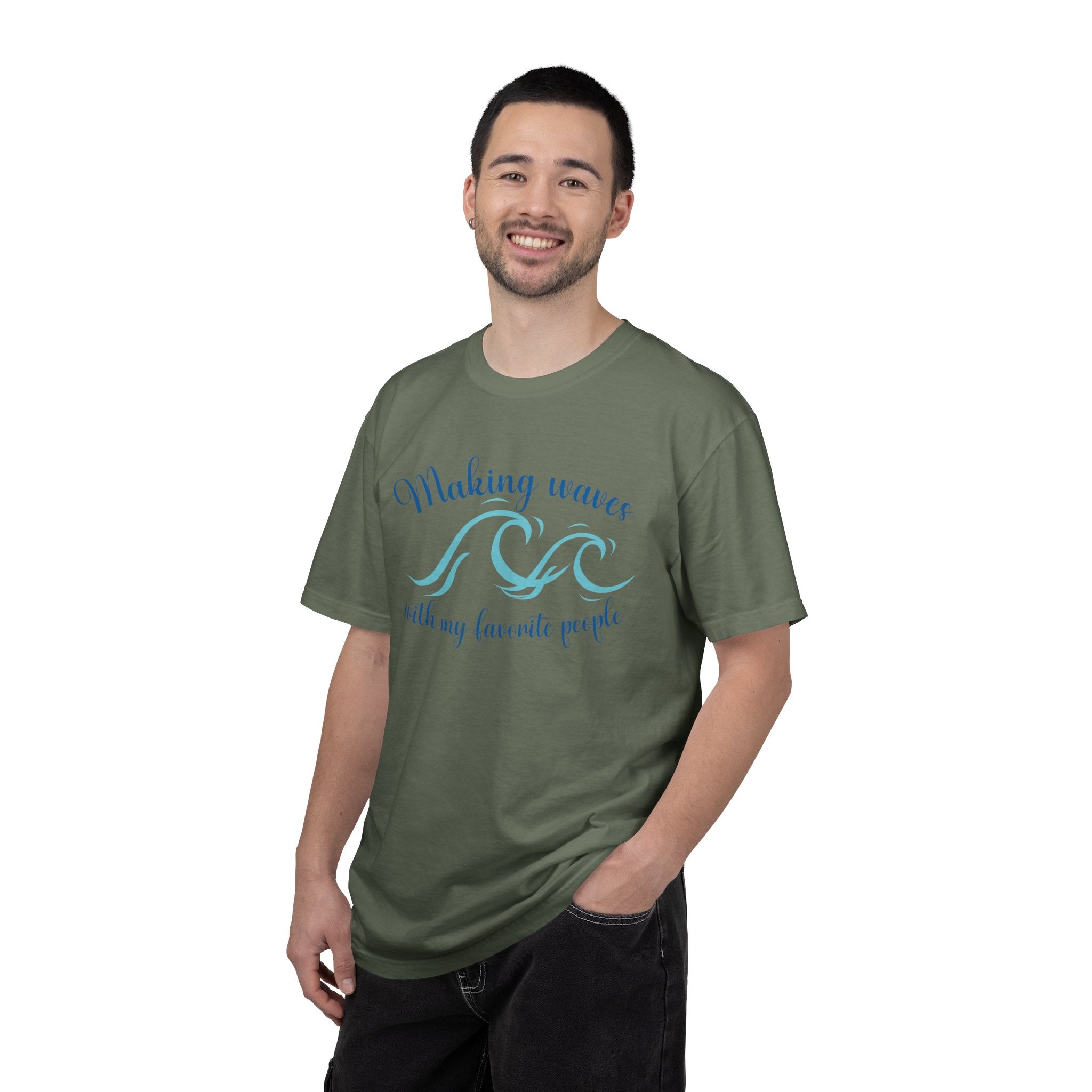 Making Waves With My Favorite People - Casual Wear, Comfort Color shirt, Cruise Shirt