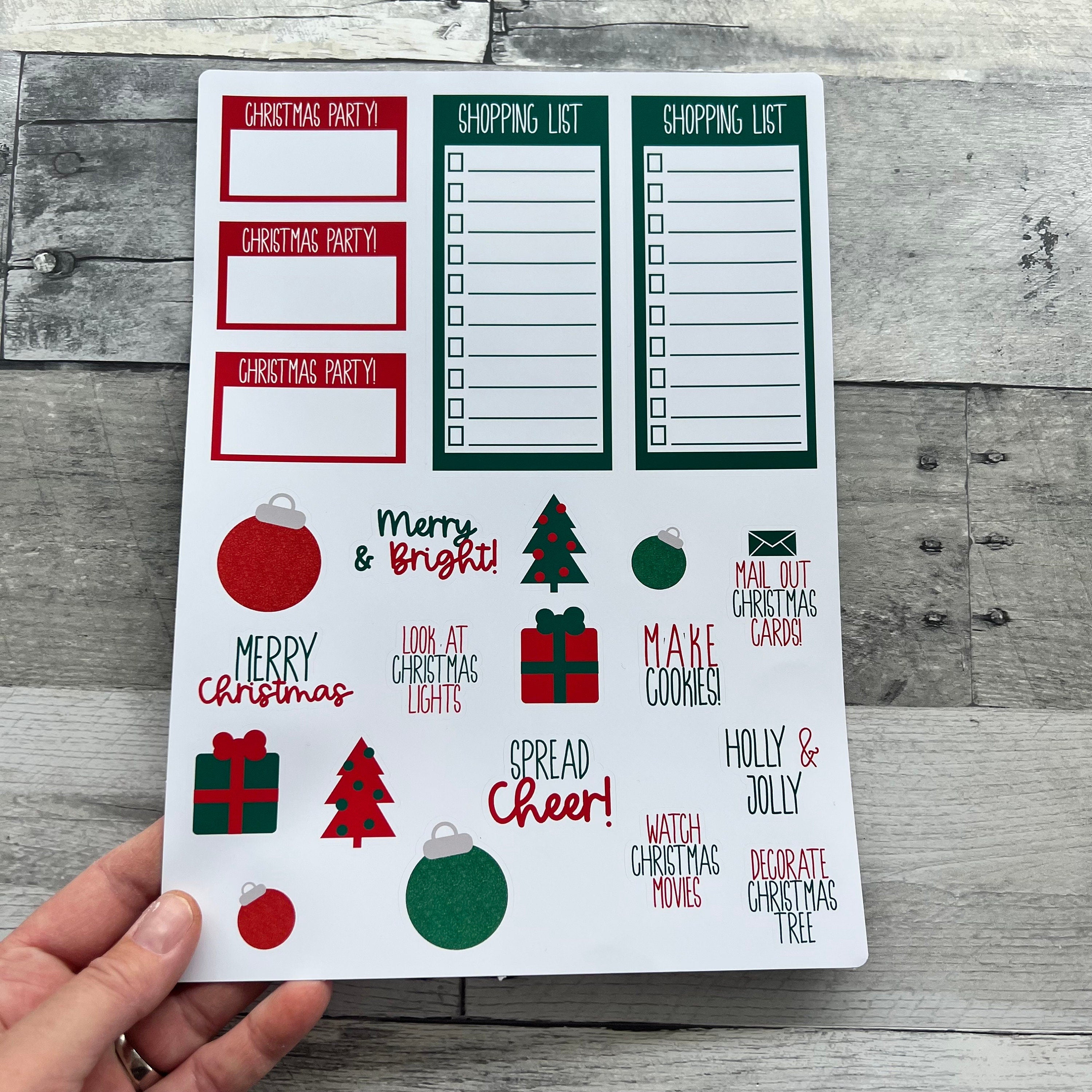 Christmas Planner Stickers