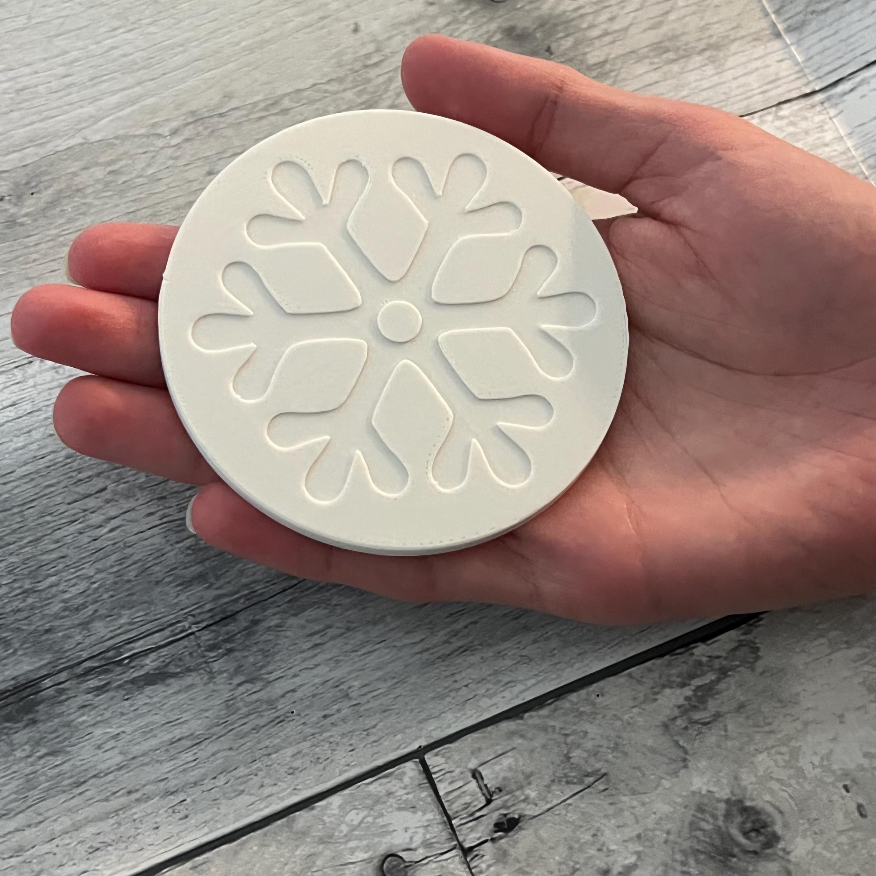 Snowflake Coasters (set of 4) and Holder