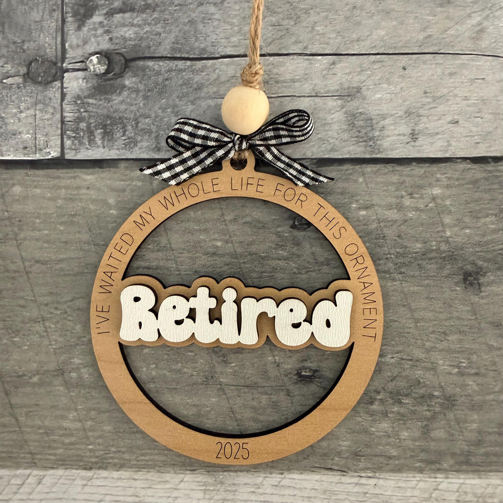 Retired 2026 Wood Ornament