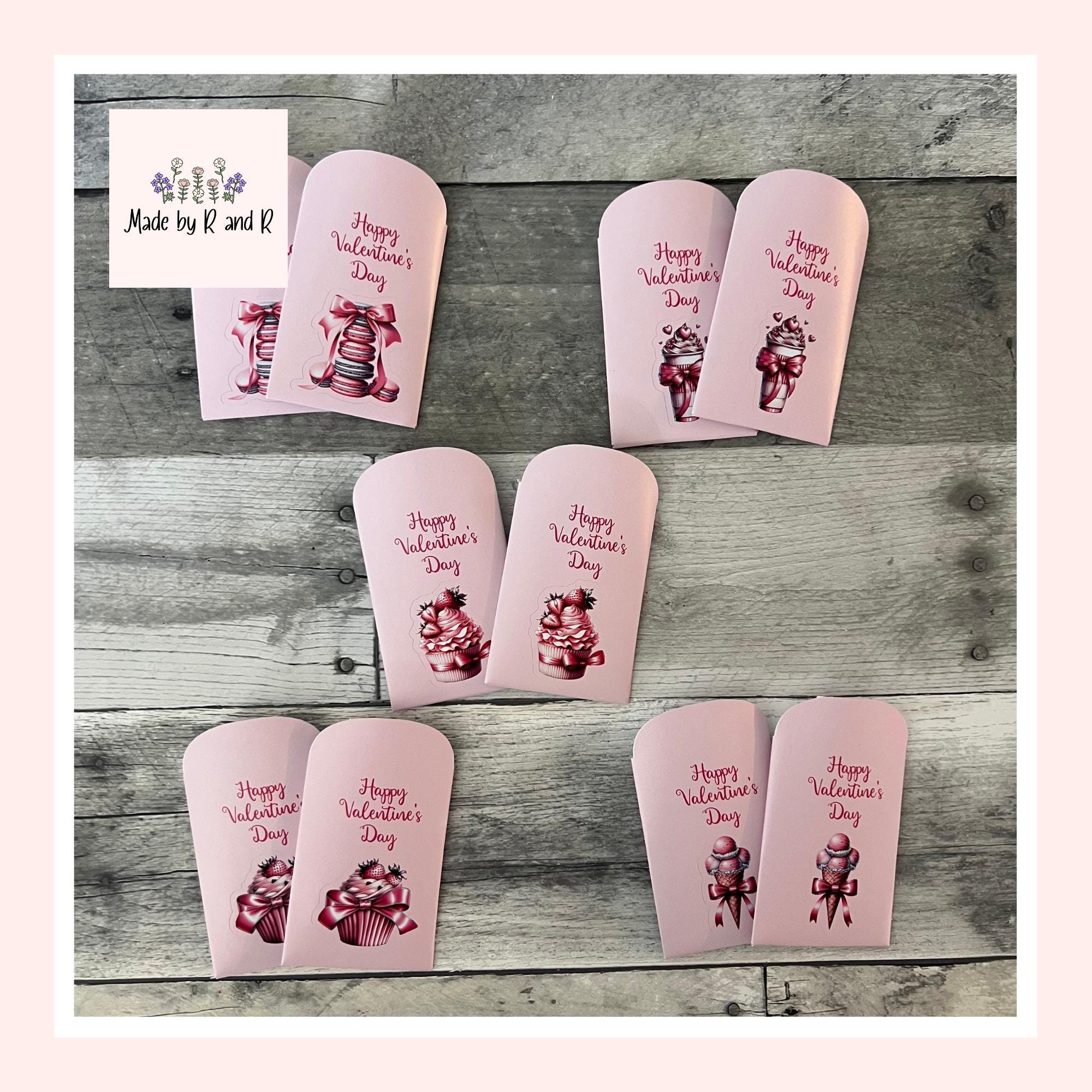 Sweet Valentine Envelopes (Set of 10) *candy NOT included*