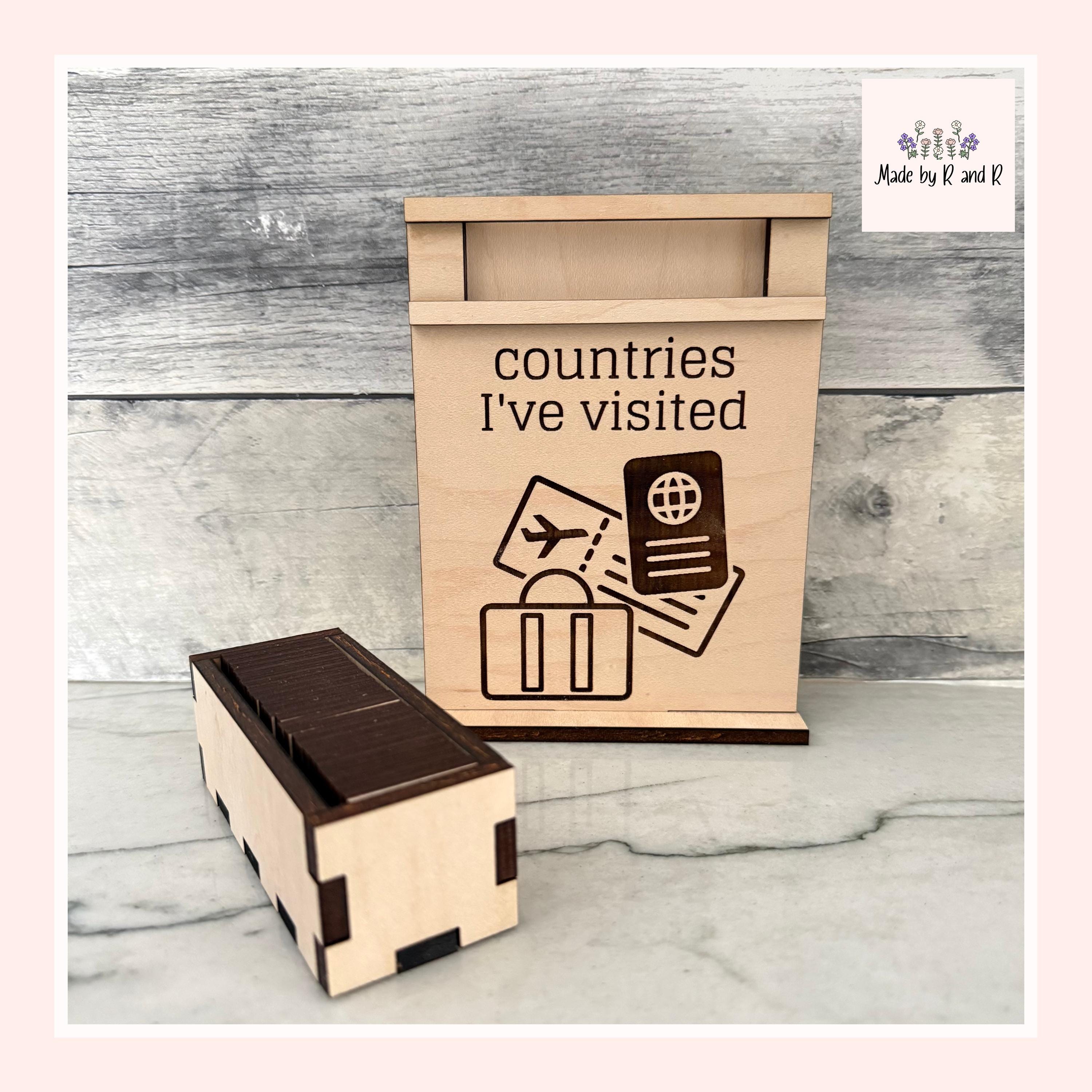 Countries I've Visited Tracker From Made By R And R