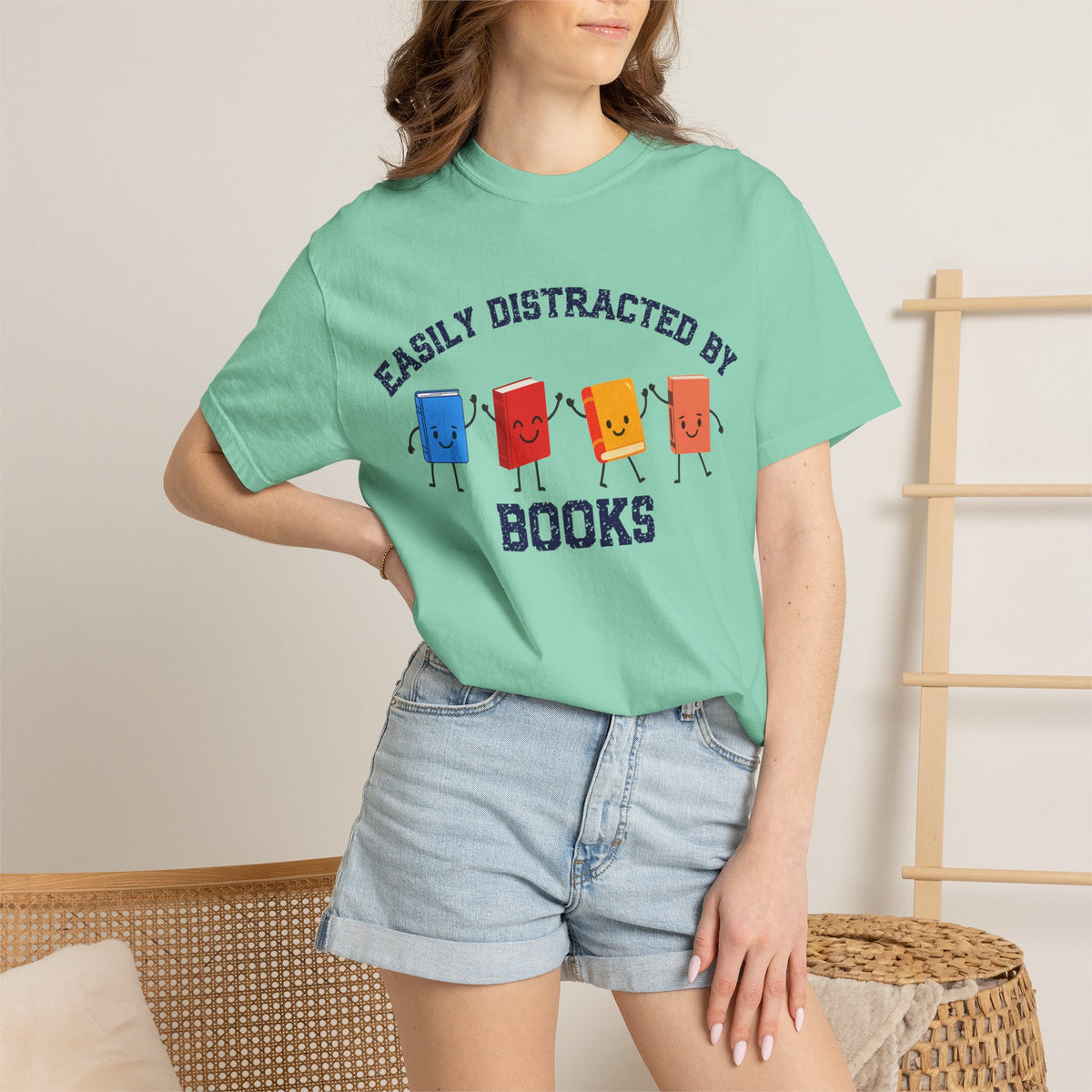 Easily Distracted By Books T-Shirt