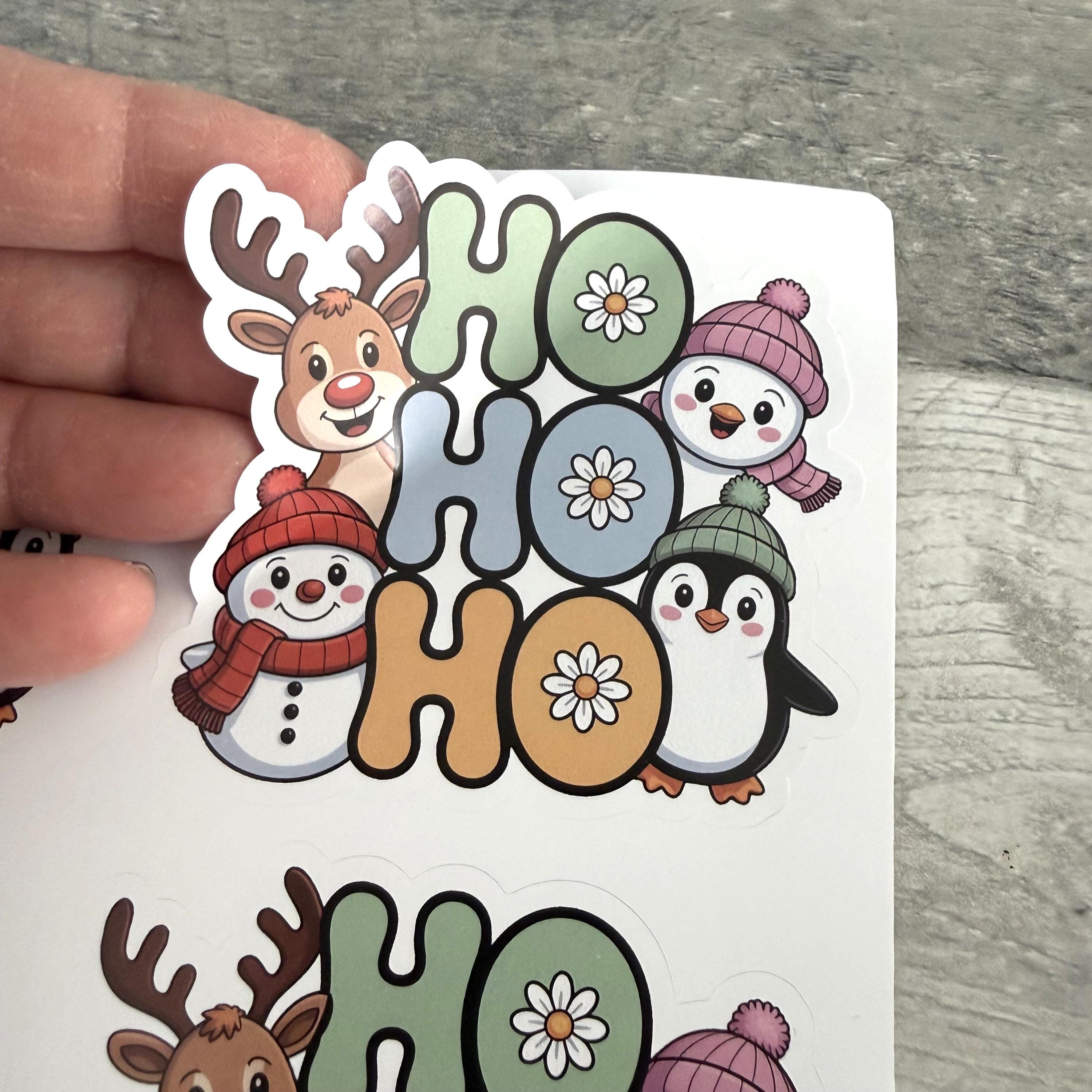 Ho Ho Ho Christmas Stickers (set of 4)