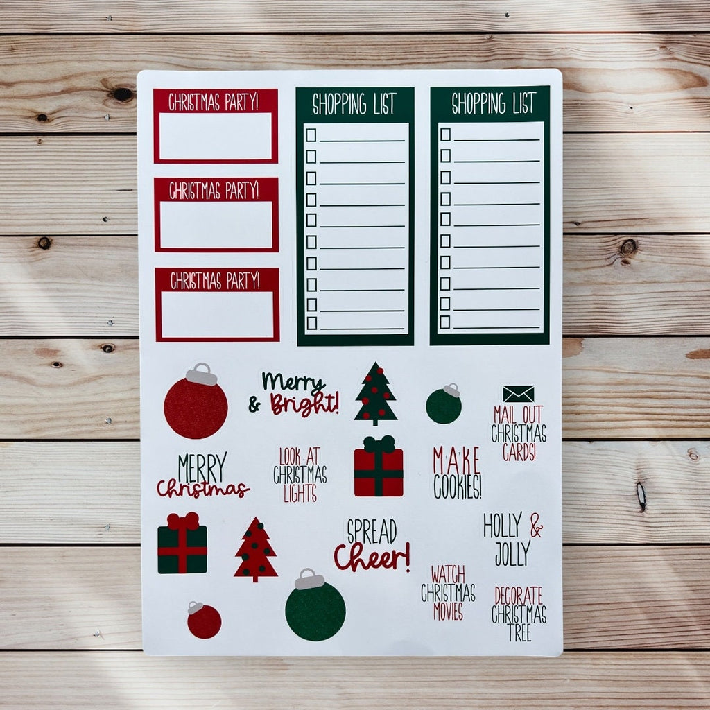 Christmas Planner Stickers