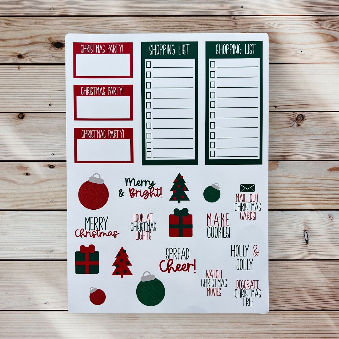 Christmas Planner Stickers