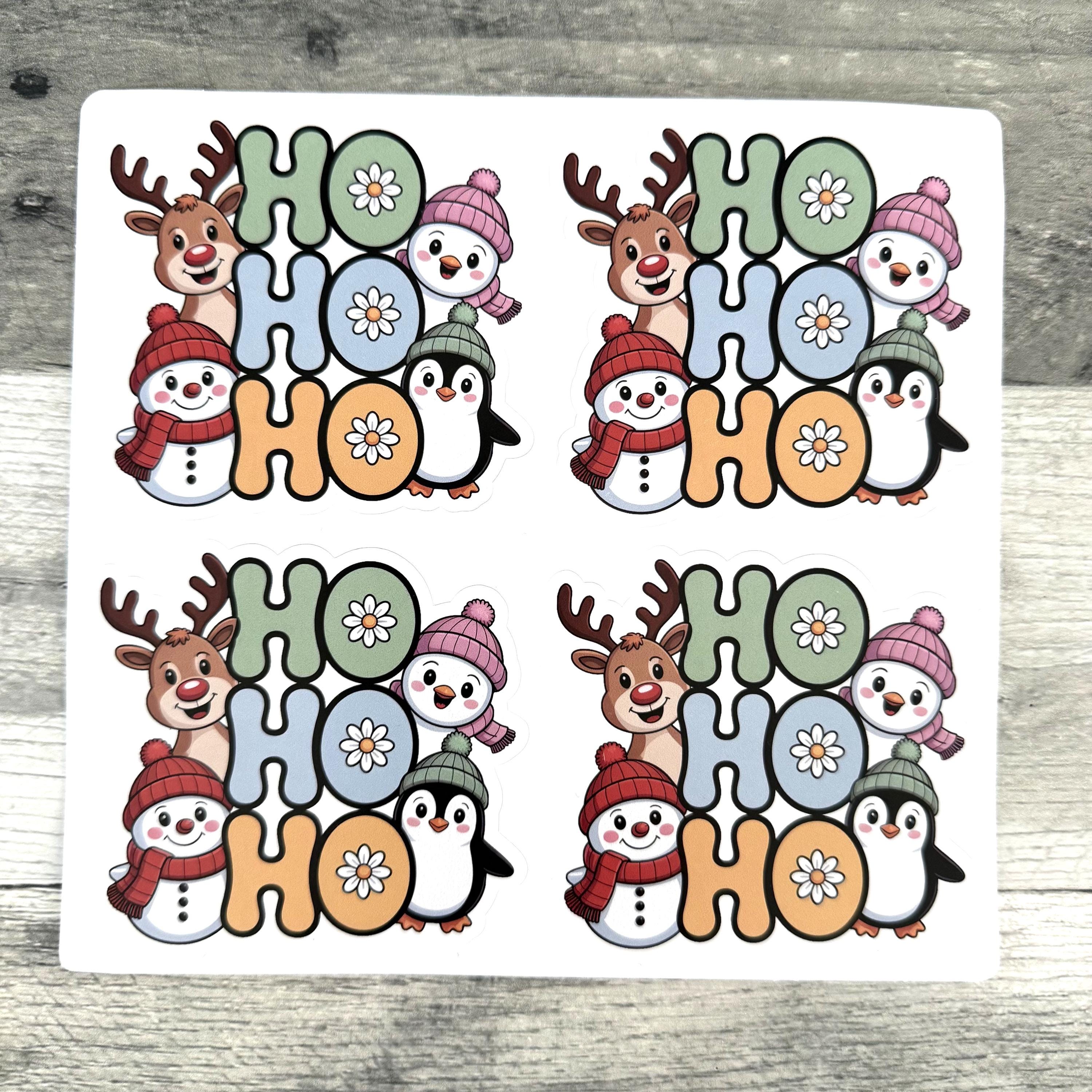 Ho Ho Ho Christmas Stickers (set of 4)