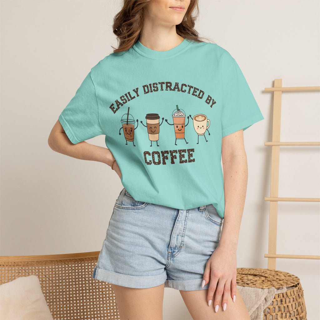 Easily Distracted By Coffee T-Shirt