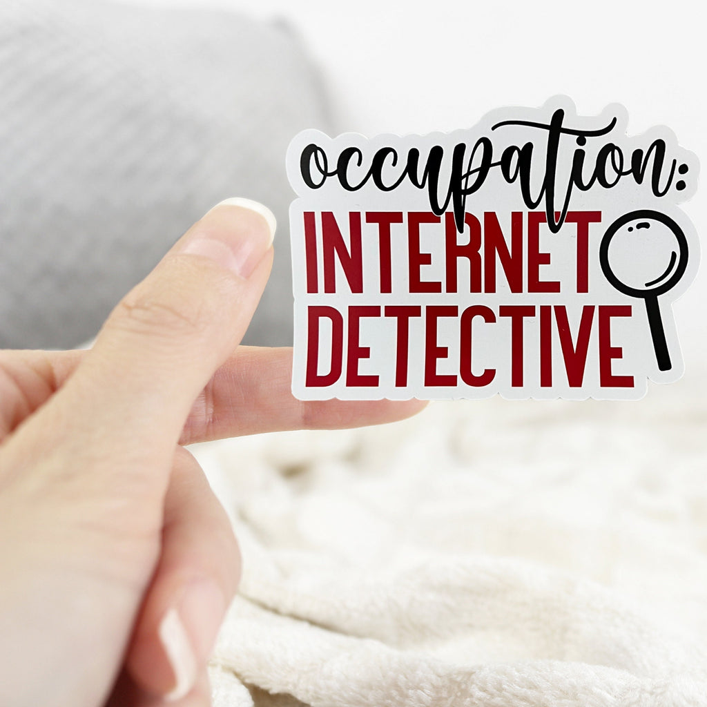 Occupation Internet Detective Sticker (Set of 3)