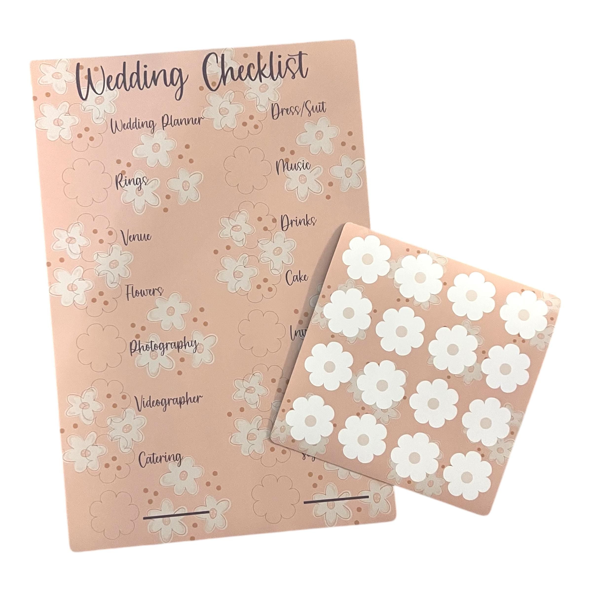 Wedding Checklist Sticker