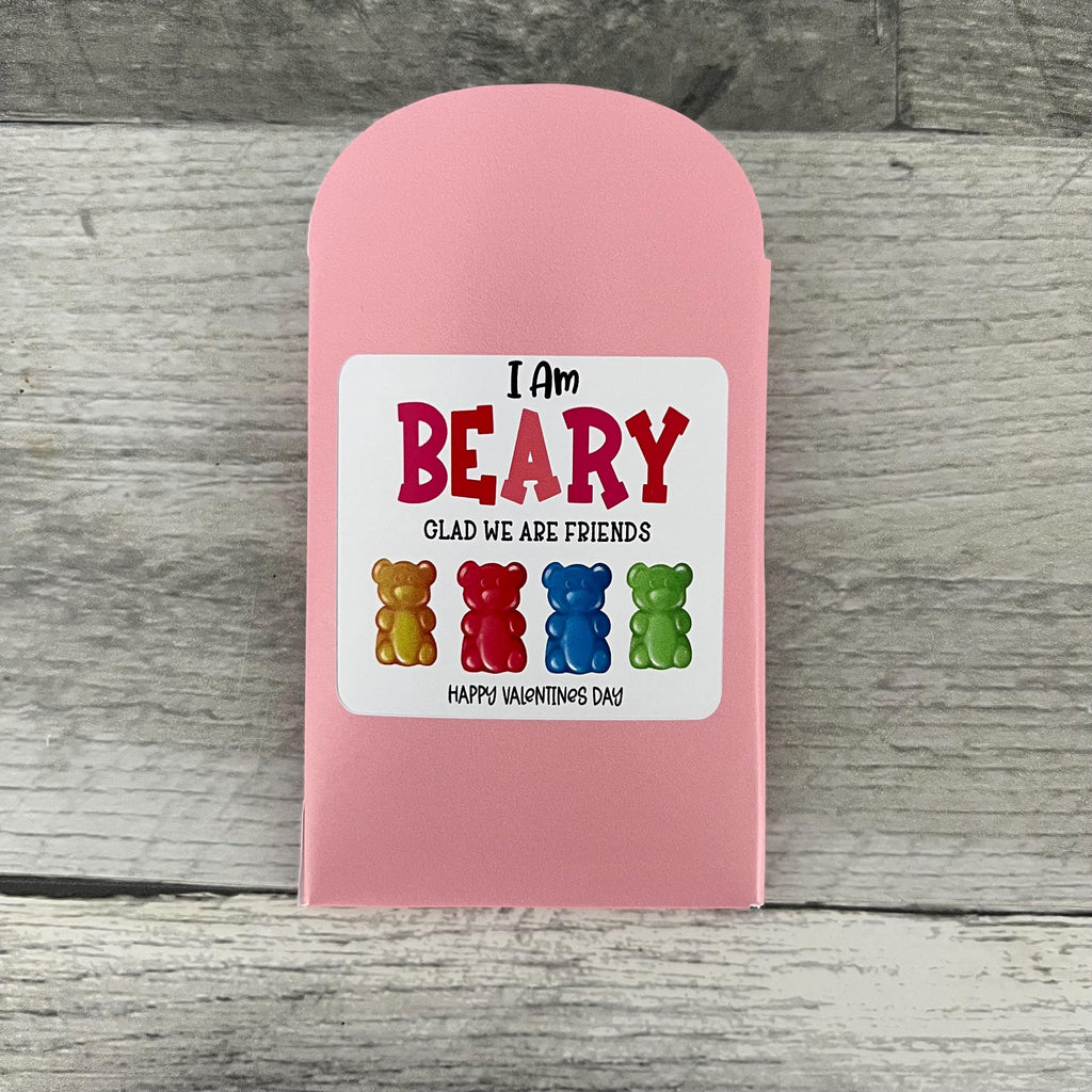 I Am Beary Glad We Are Friends Valentine Envelopes (Set of 10) *candy NOT included*