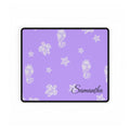 Purple Ocean Desk Mats and Mouse pads with Lace Seahorses and Turtles, Office Decor, Christmas Gifts, Home Workspace