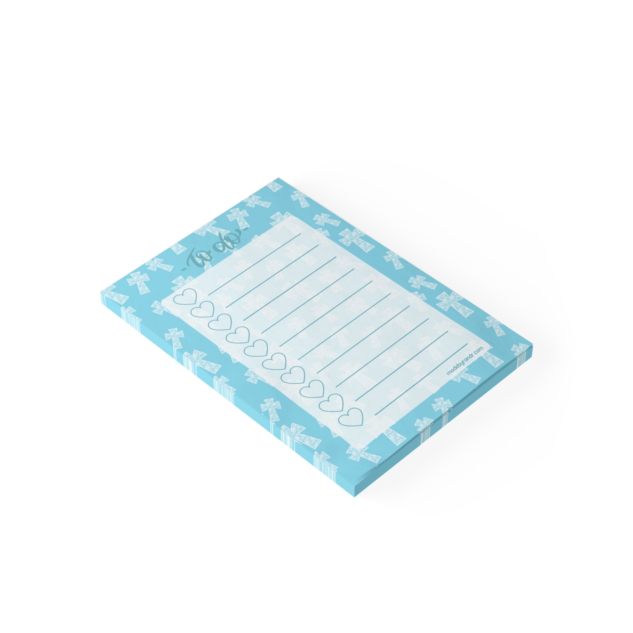 Blue Cross To Do Checklist Sticky Notes for Planning & Lists