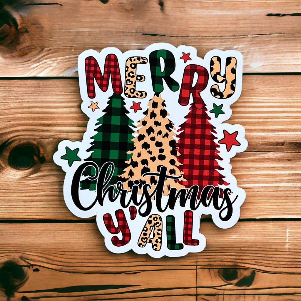Merry Christmas Y'all Sticker
