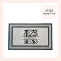 Regal Split Monogram Doormat