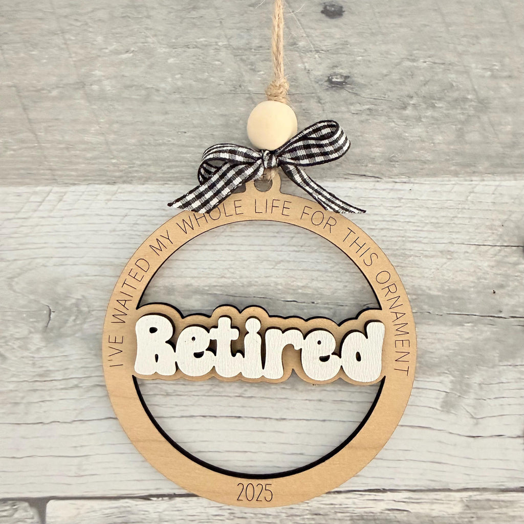 Retired 2026 Wood Ornament