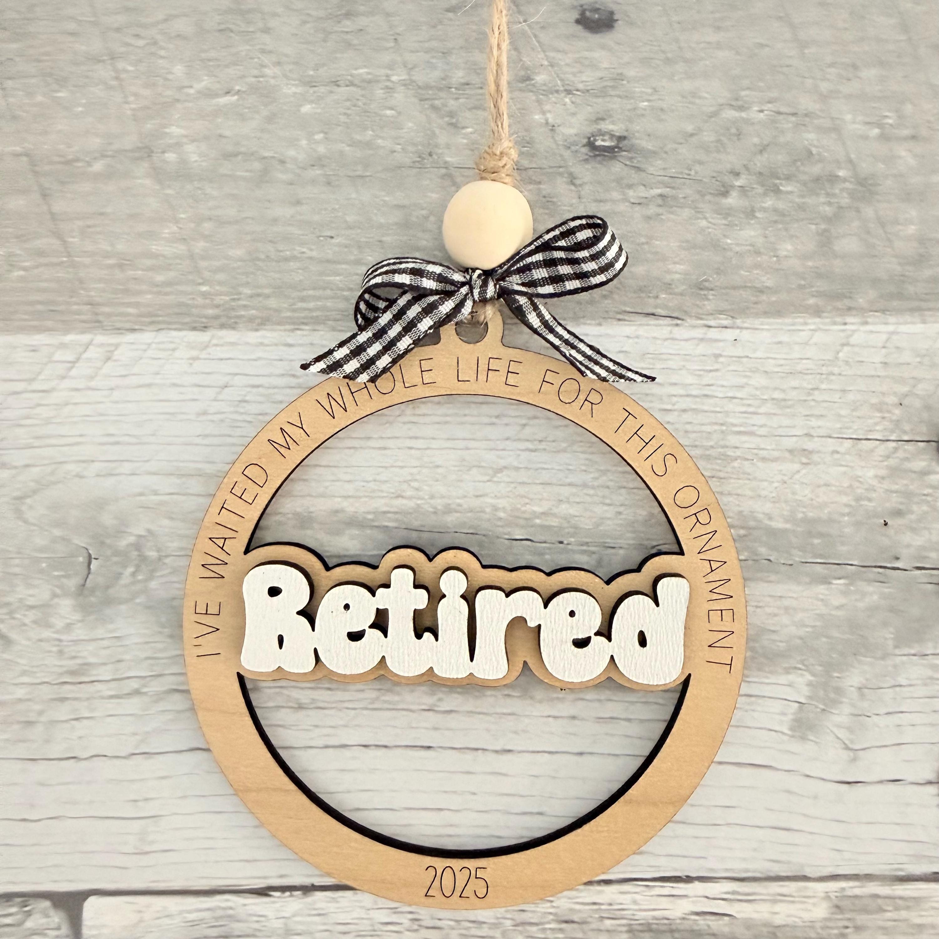 Retired 2026 Wood Ornament