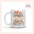 A Thankful Heart Is A Happy Heart Mug