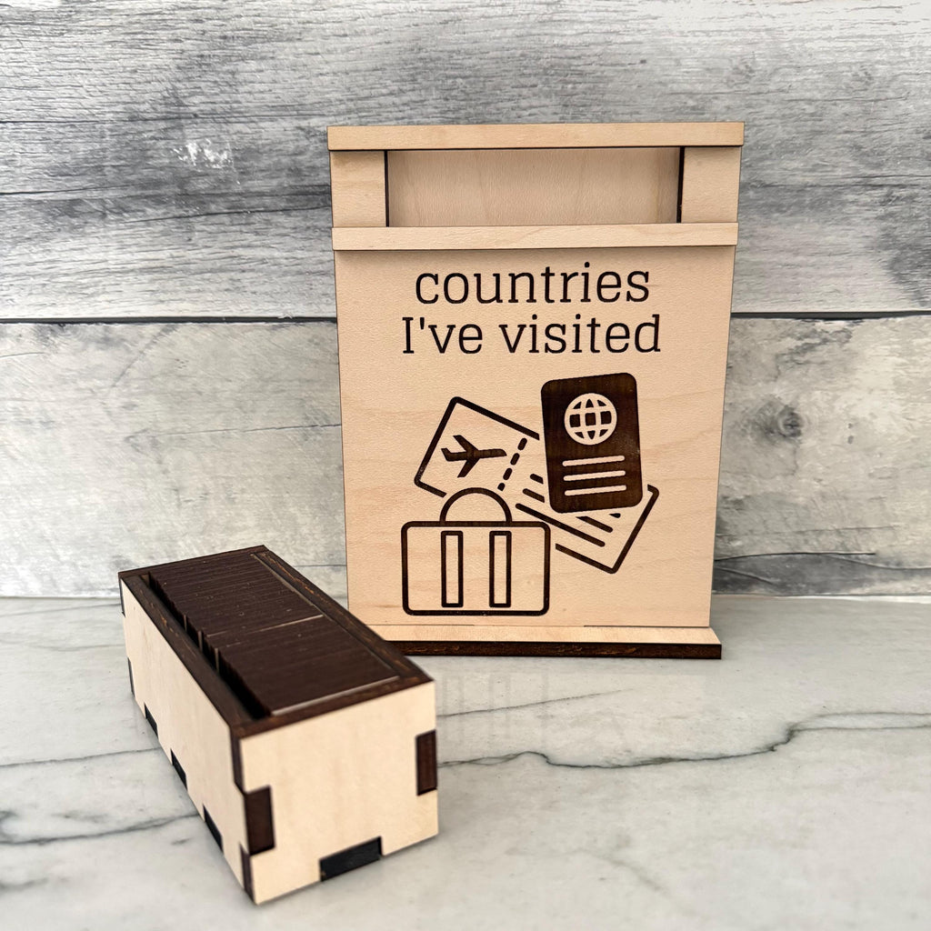 Countries I've Visited Tracker From Made By R And R