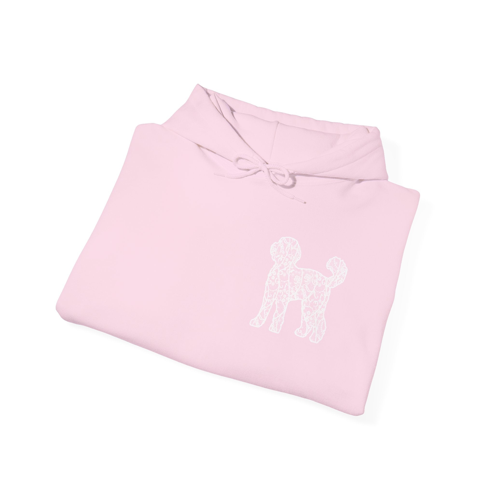 Lace Labradoodle Unisex Hooded Sweatshirt - Gift for Dog Lovers, Relaxed Style
