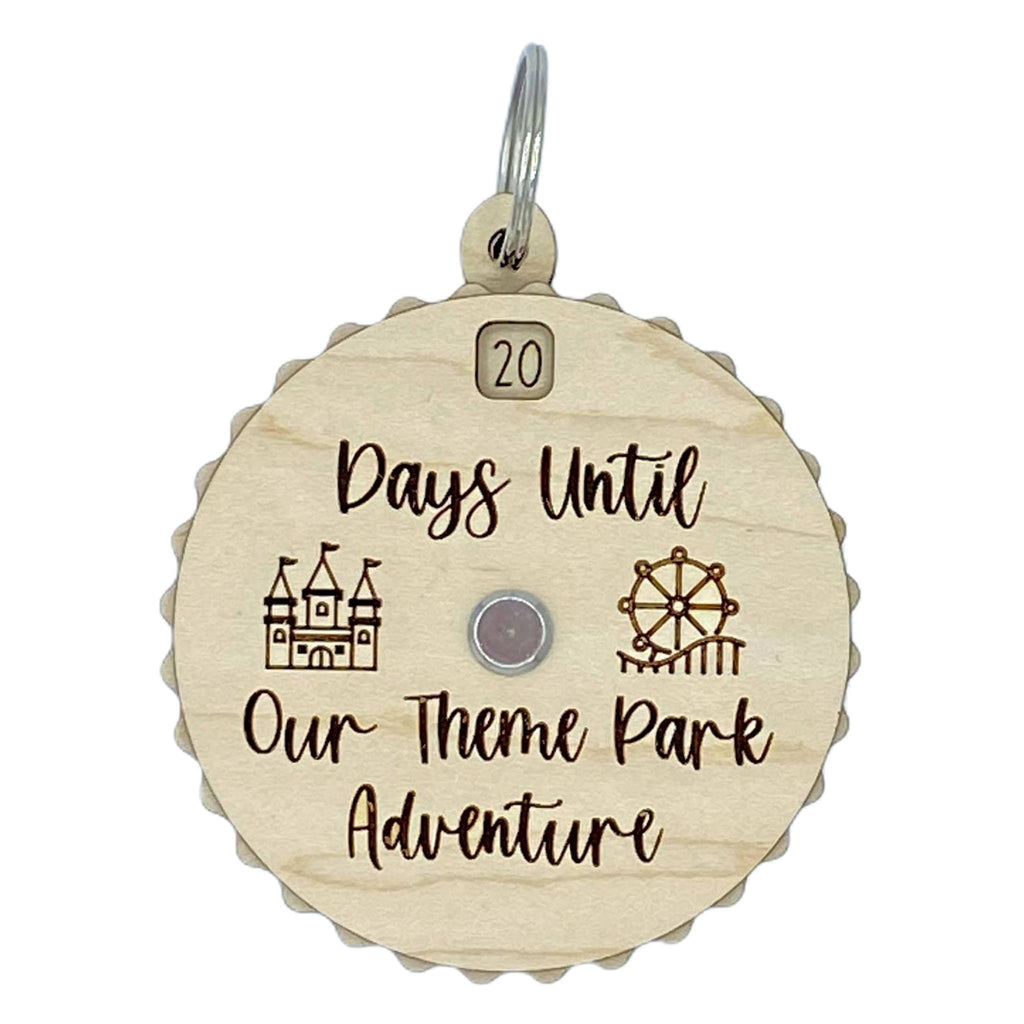 Days Until Our Theme Park Adventure 30 Day Countdown Spinner