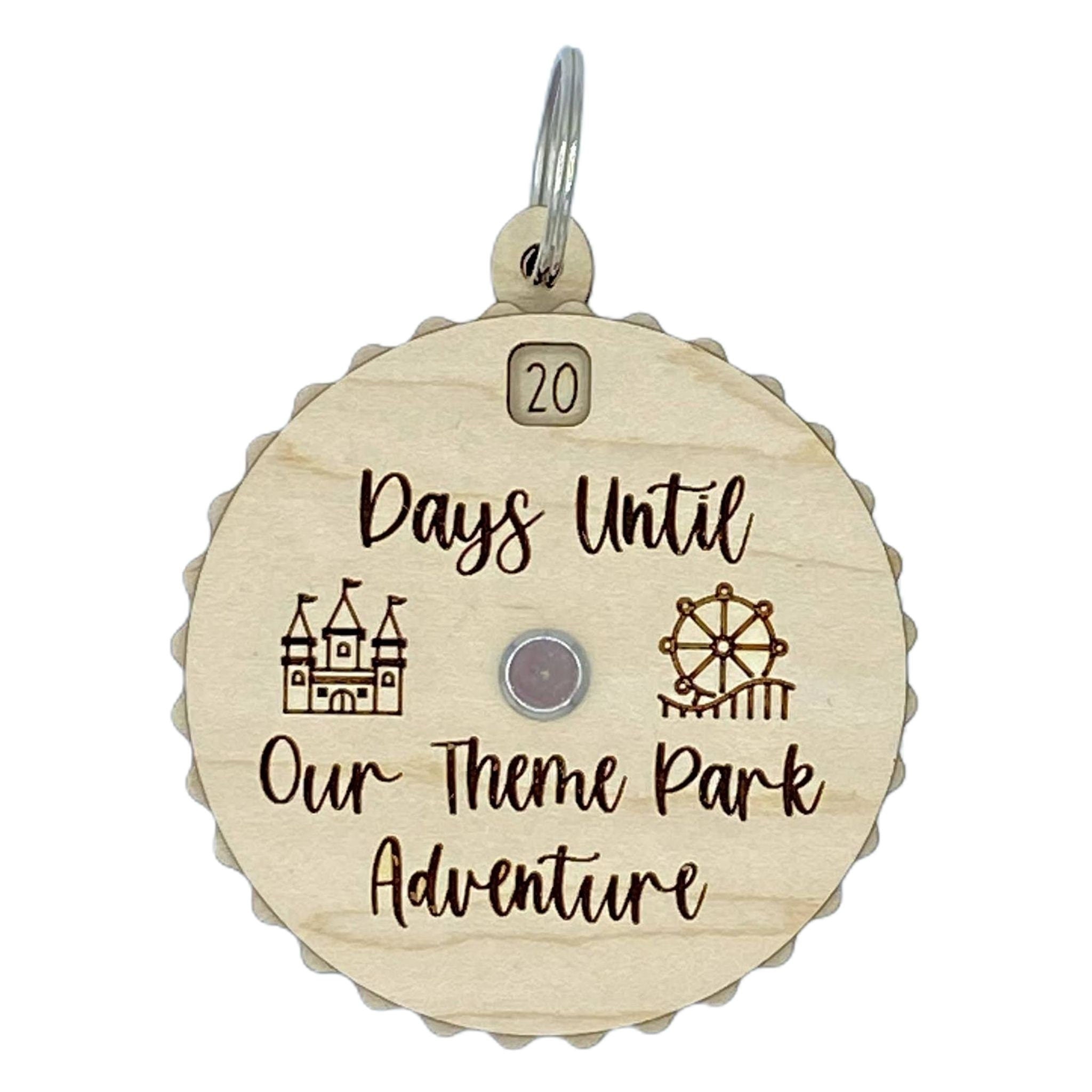 Days Until Our Theme Park Adventure 30 Day Countdown Spinner