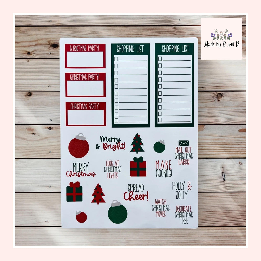 Christmas Planner Stickers