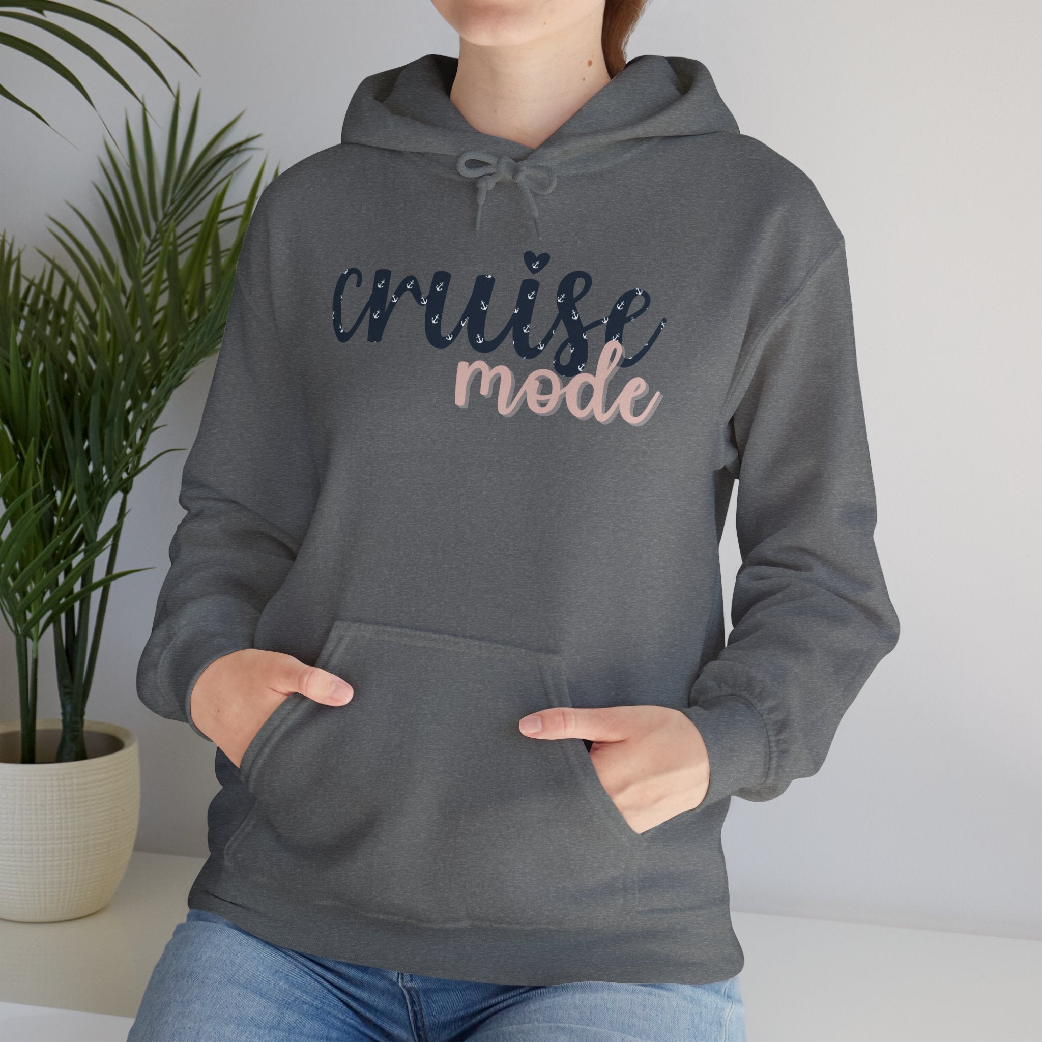 Cruise Mode Unisex Hooded Sweatshirt - Cozy Travel Apparel for Vacation, Summer Adventures, Gift for Cruise Lovers, Relaxed Style