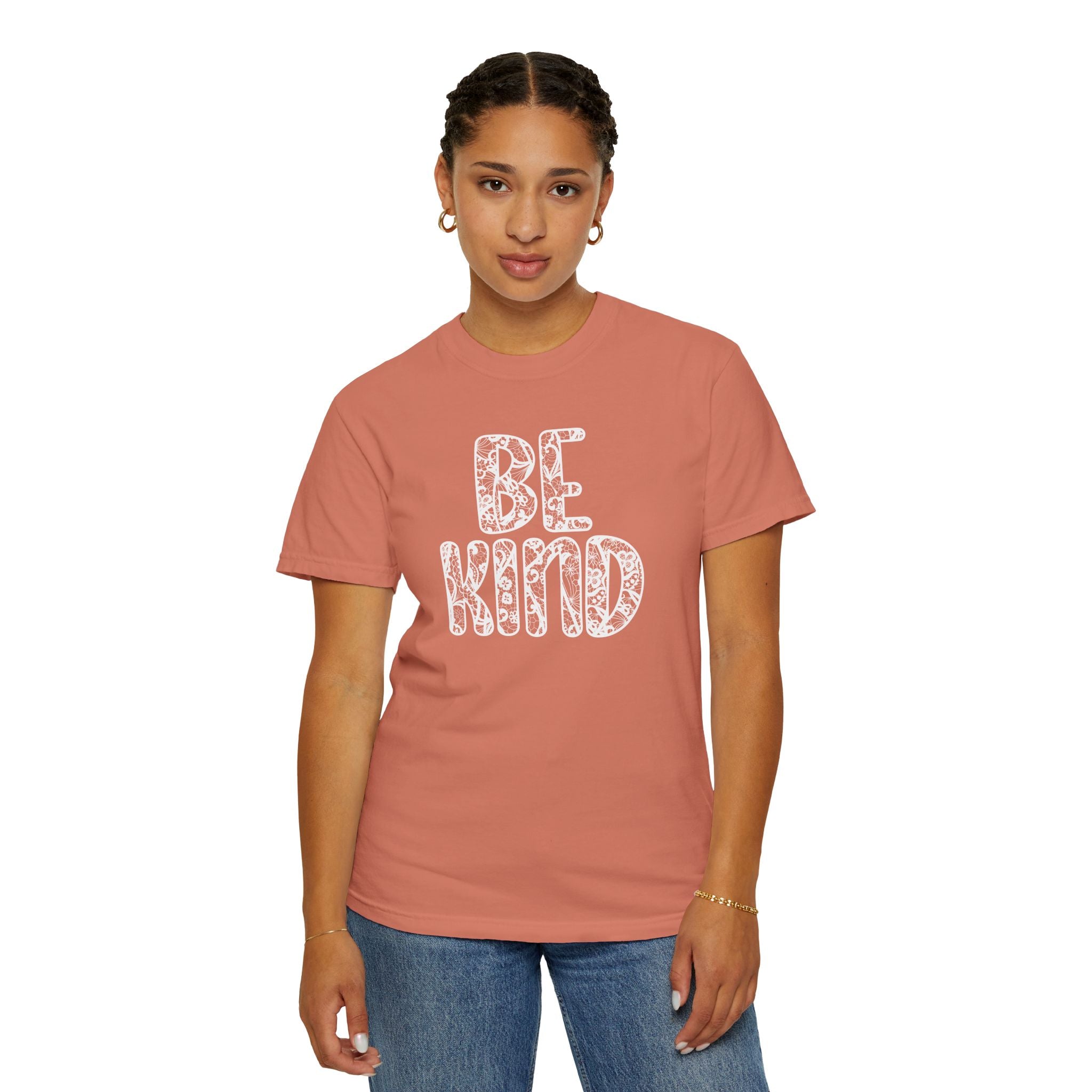 Lace Be Kind Shirt - Cute Be Kind Shirt, Compassion shirt, Casual Wear, Comfort Color shirt