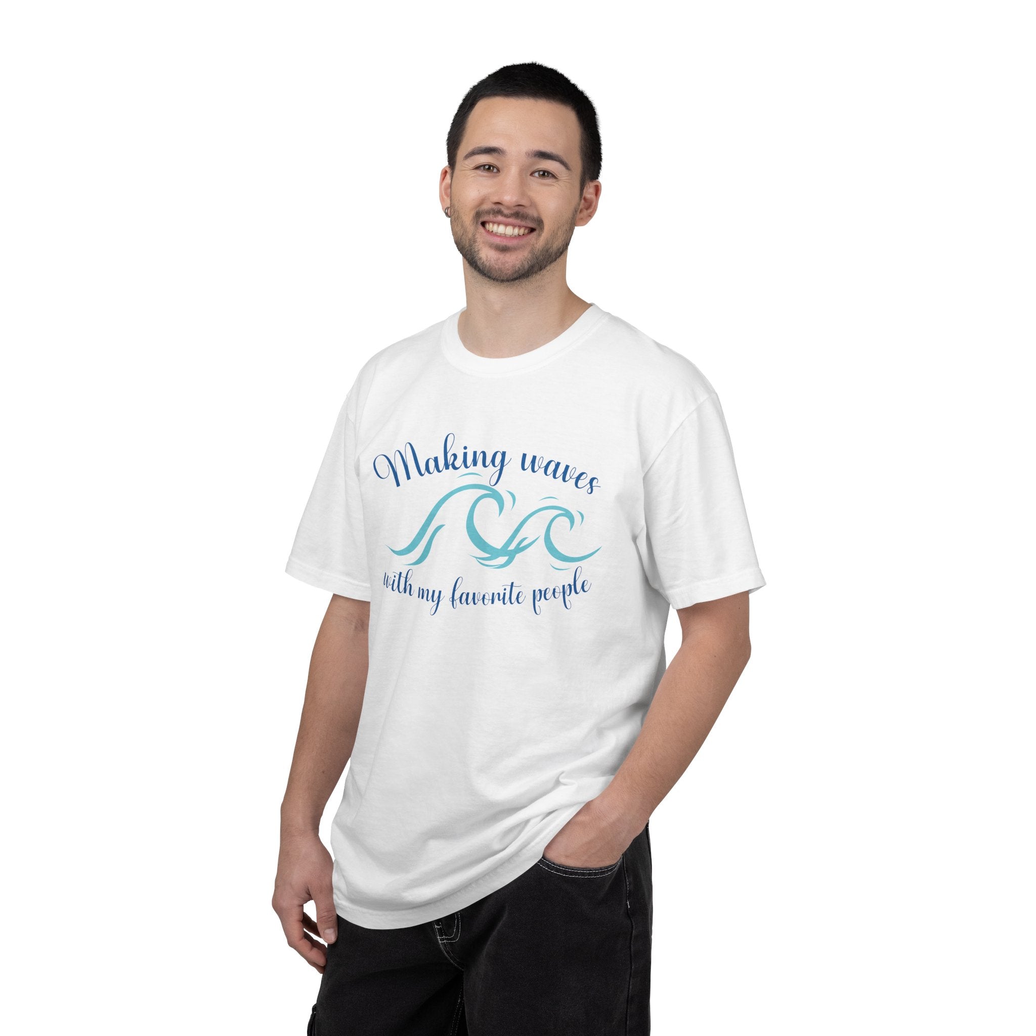 Making Waves With My Favorite People - Casual Wear, Comfort Color shirt, Cruise Shirt