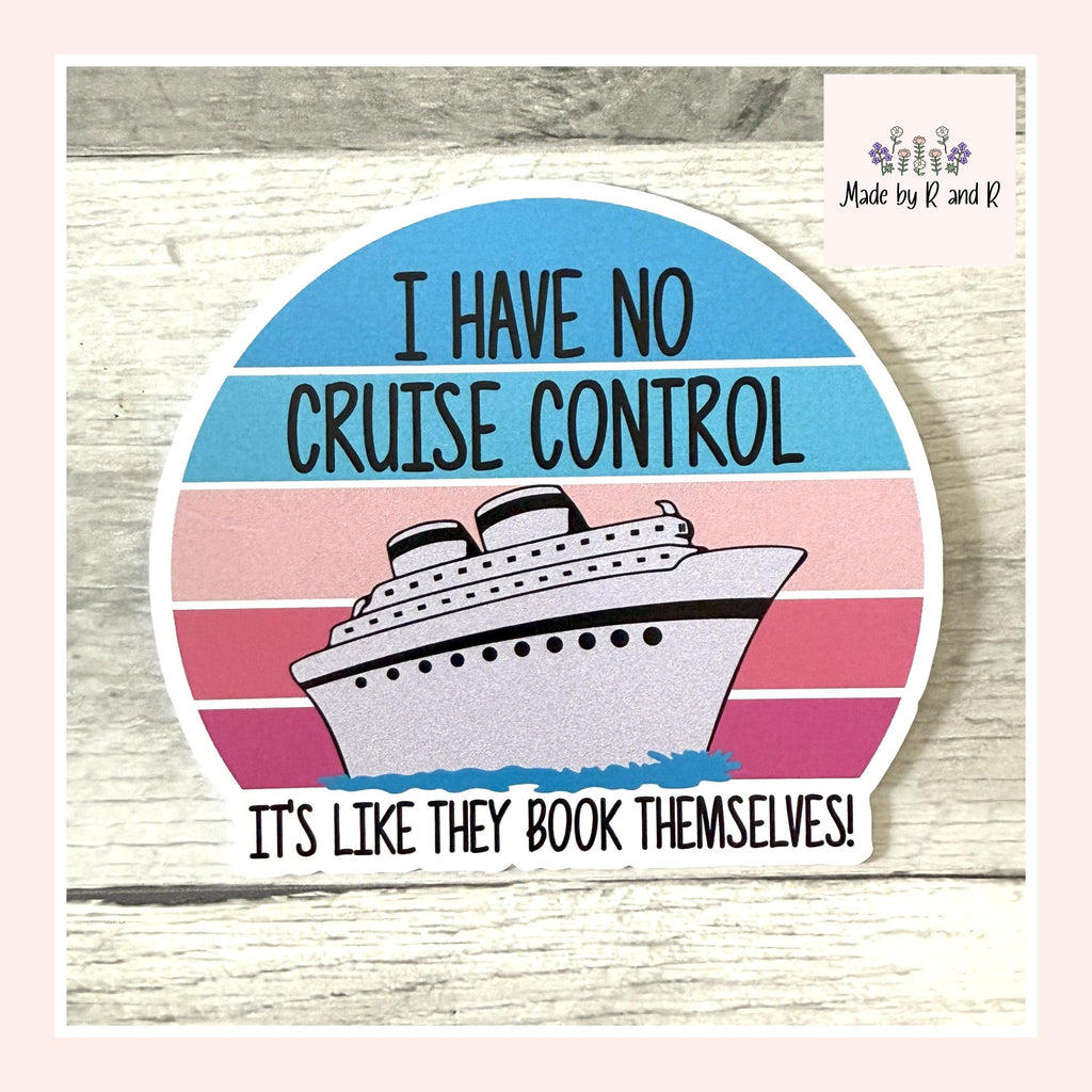 I Have No Cruise Control Sticker (Set of 3)