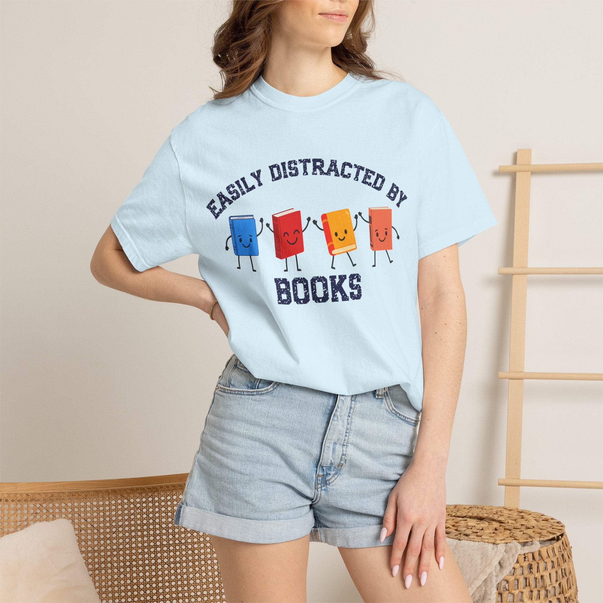 Easily Distracted By Books T-Shirt